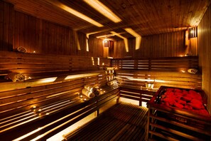 Sauna, Türkisches Bad/Hamam, Warmsteinmassagen