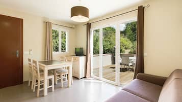 Apartment, 1 Bedroom (for 4) | Living area | TV