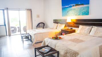 Uitzicht vanuit de kamer