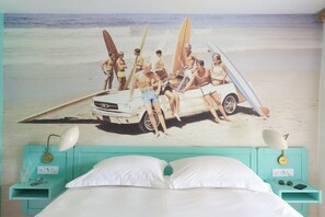 1 habitación y ropa de cama hipoalergénica 