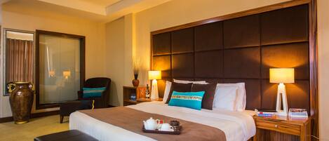 Minibar, in-room safe, desk, blackout curtains