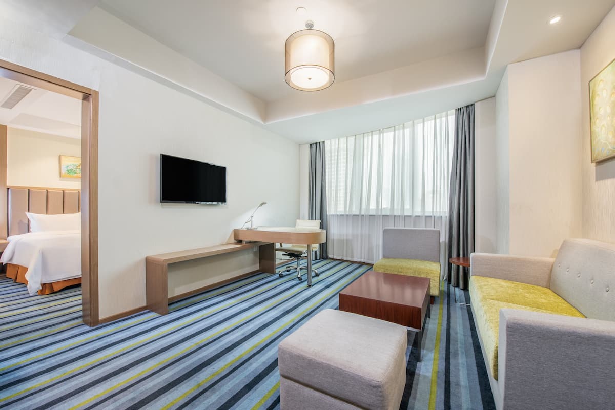 In-room safe, desk, blackout curtains, soundproofing