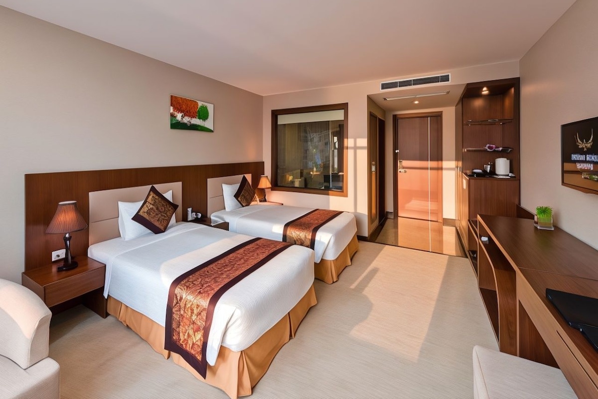 Literie de qualité supérieure, surmatelas, minibar