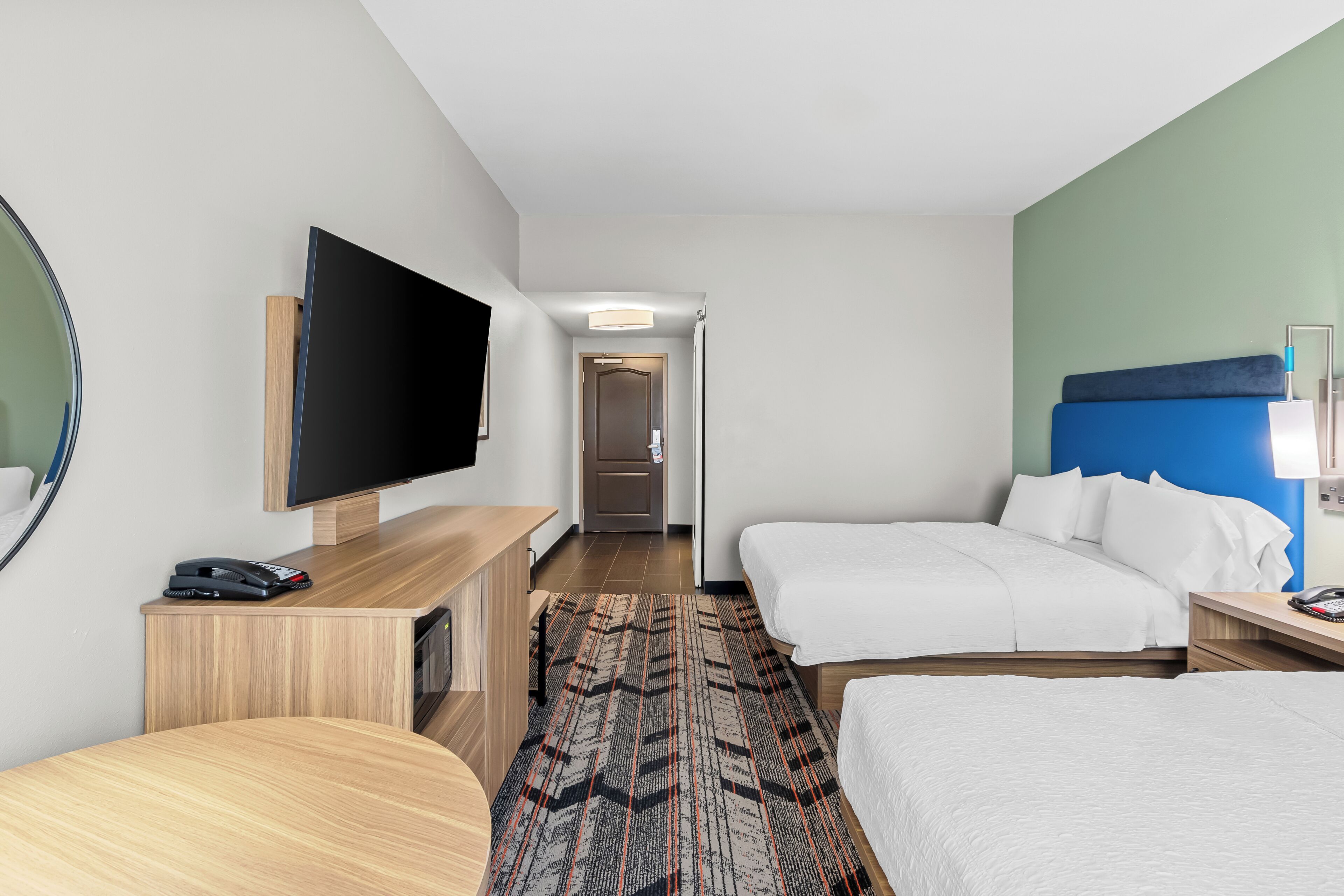Room, 2 Queen Beds, Refrigerator & Microwave | In-room safe, iron/ironing board, free cribs/infant beds, free WiFi
