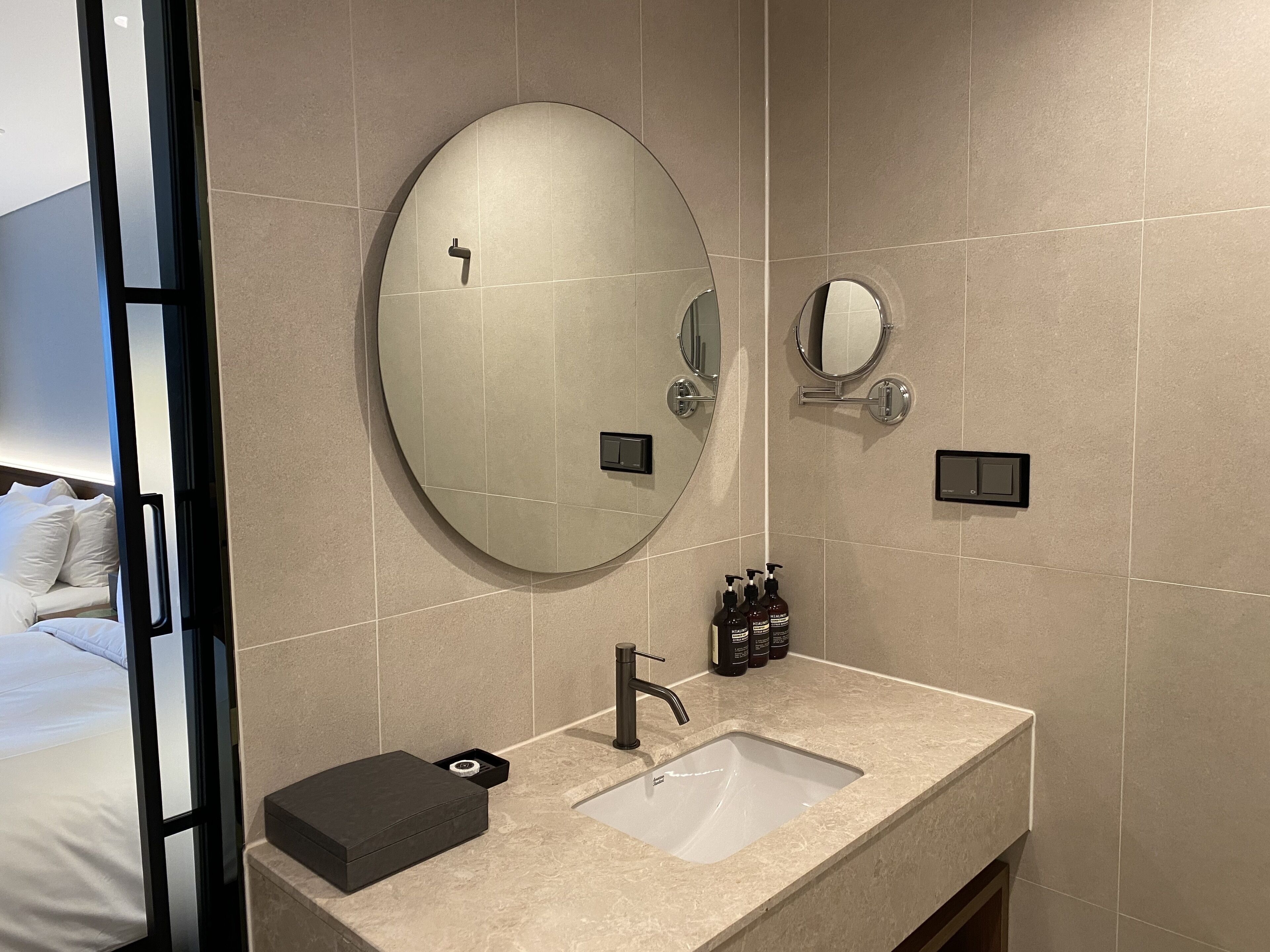 family room, 2 double beds | 1 bedroom, desk, soundproofing, iron/ironing board