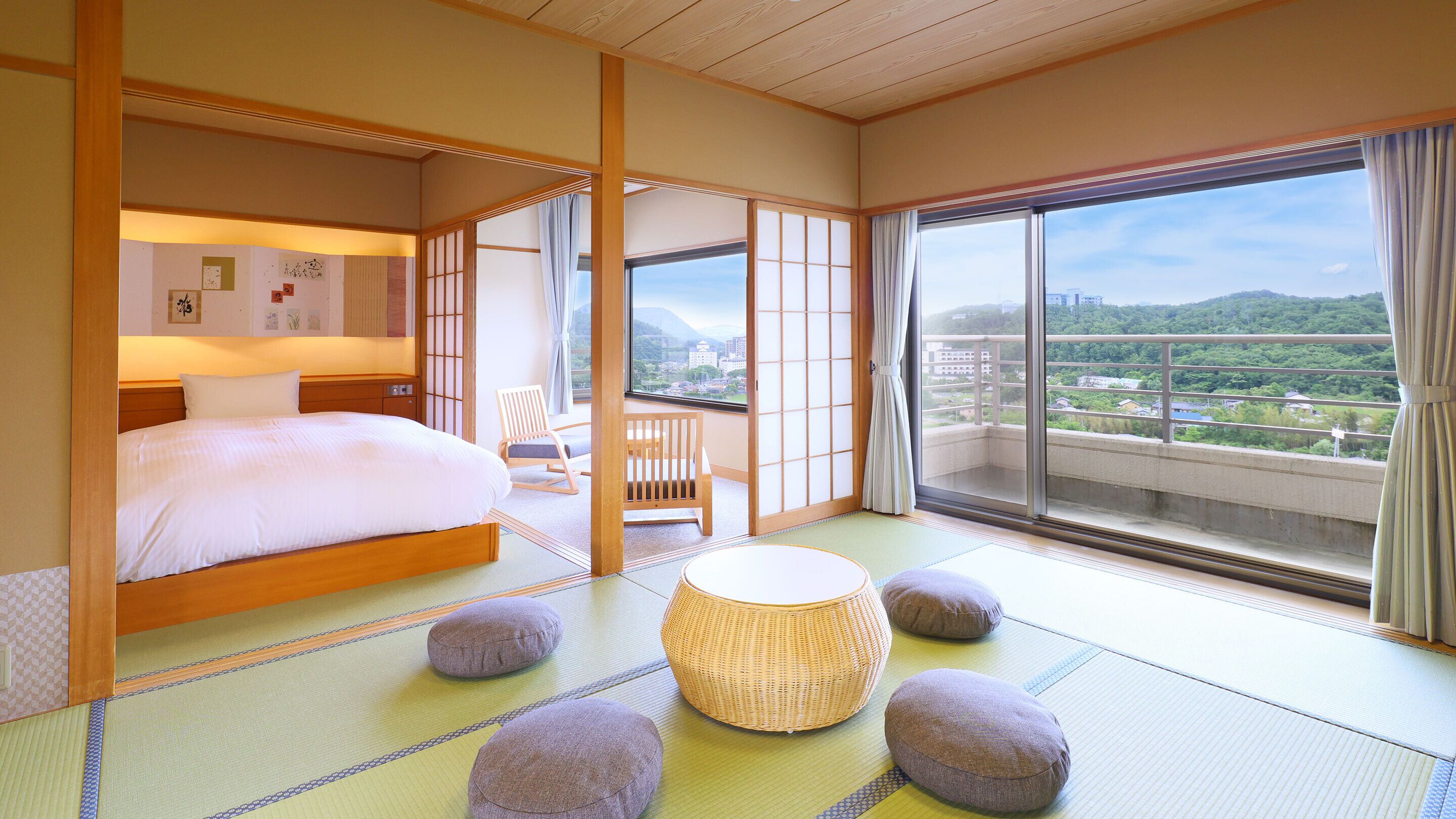 雙人房, 非吸煙房 (with Tatami Area, Main Building) | 床單