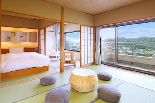 雙人房, 非吸煙房 (with Tatami Area, Main Building) | 床單