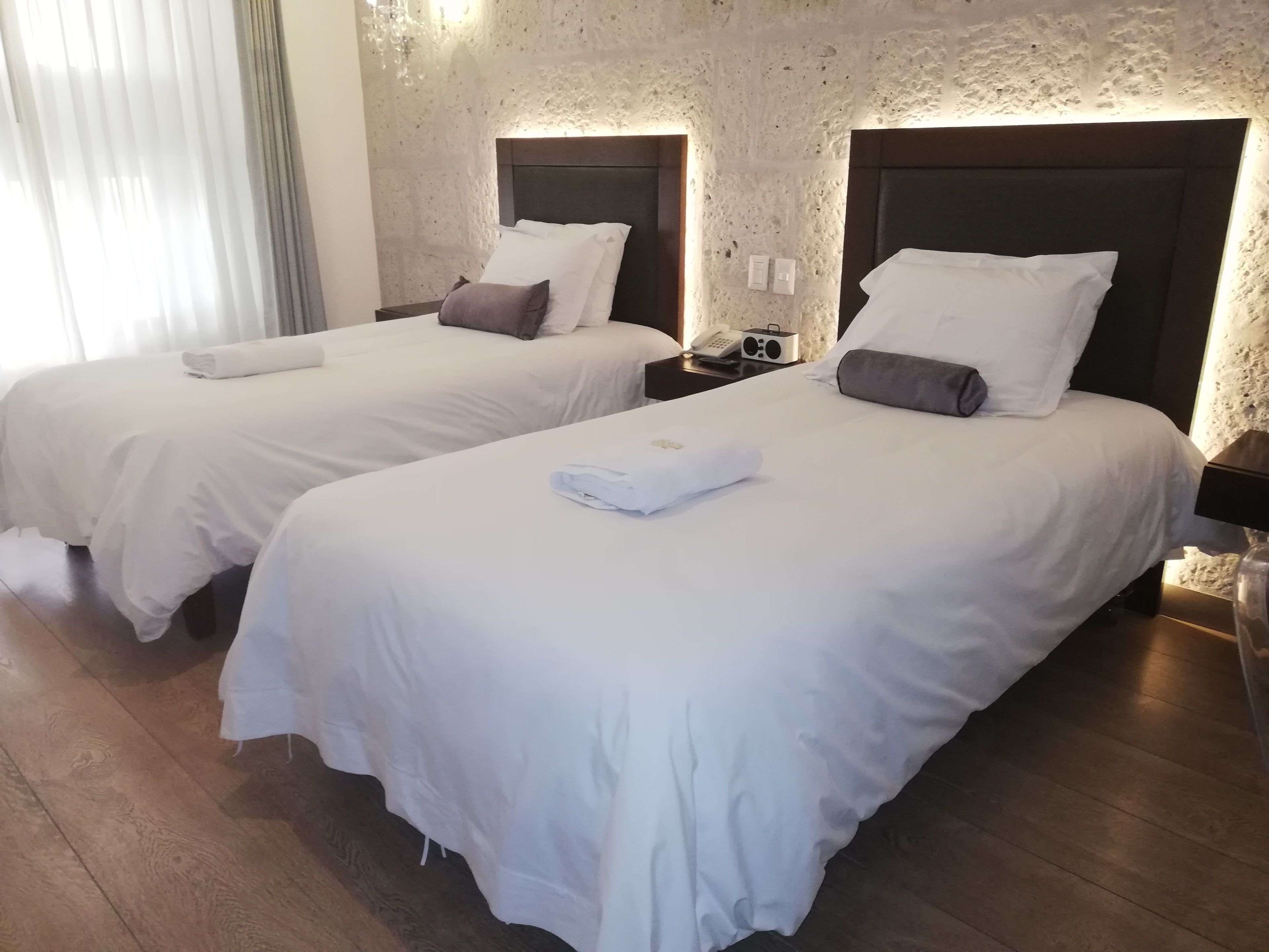 superior twin room | in-room safe, desk, free wifi, bed sheets