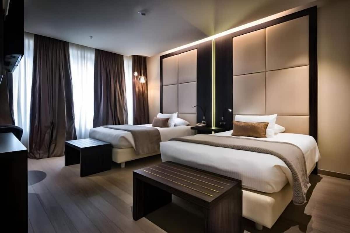 Sängtillbehör av högsta kvalitet, duntäcken och minibar