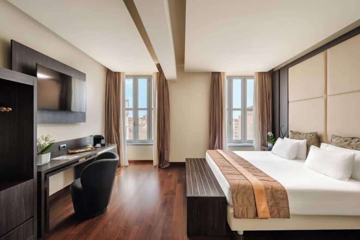Sängtillbehör av högsta kvalitet, duntäcken och minibar