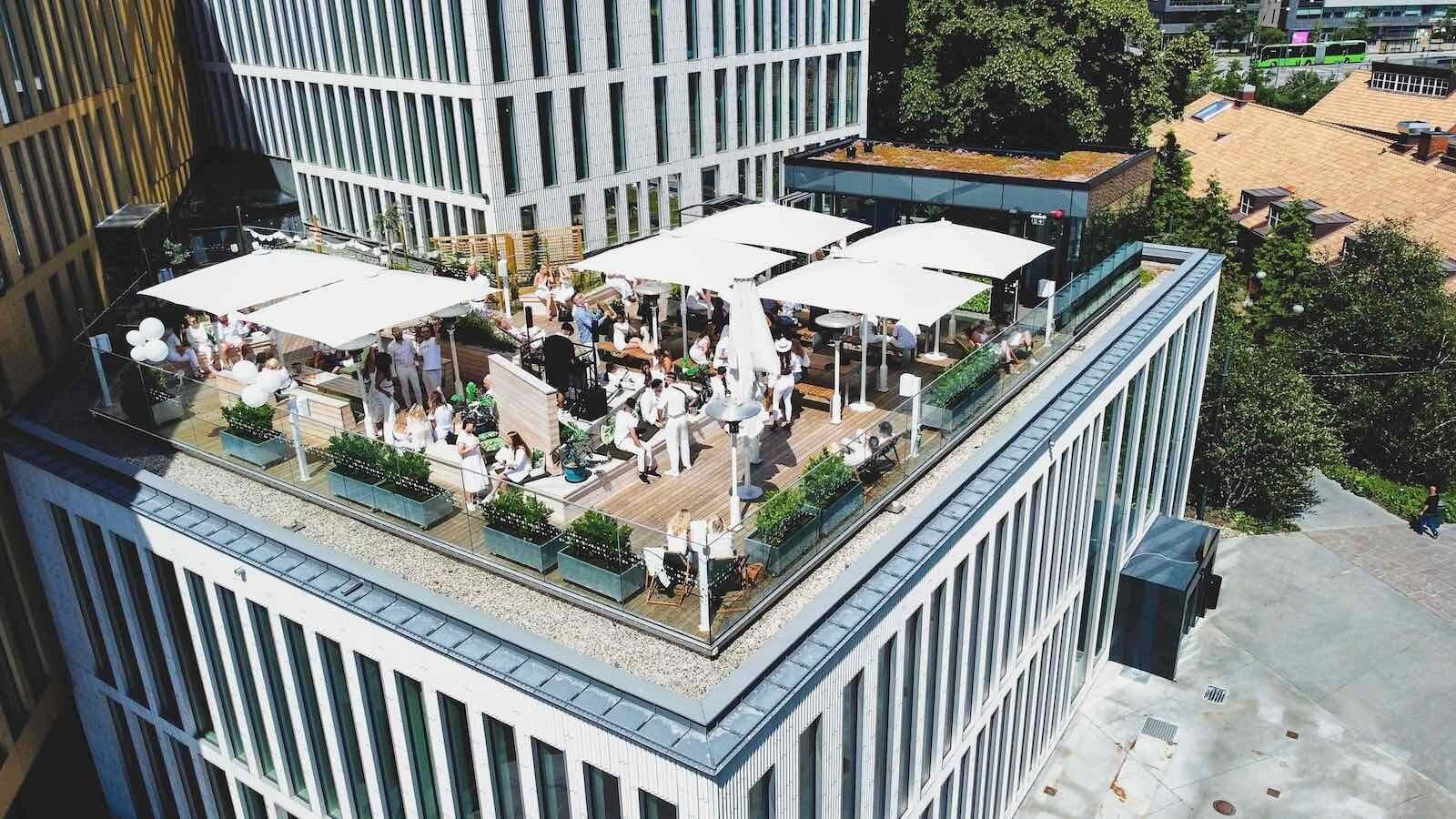 Rooftop terrace