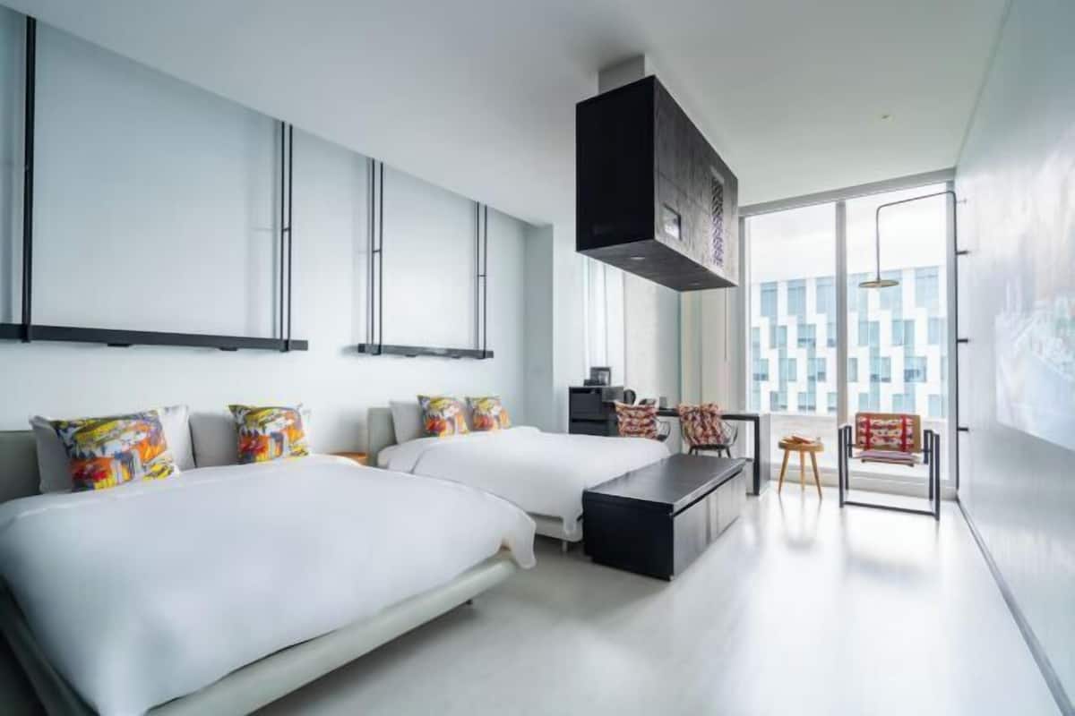 In-room safe, blackout curtains, soundproofing, free WiFi
