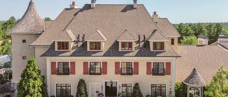 Voorkant van accommodatie