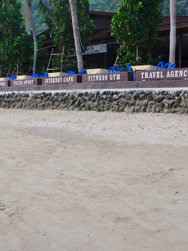 On the beach