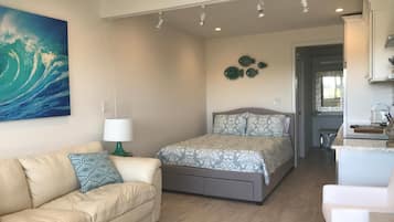 Individually decorated, individually furnished, iron/ironing board