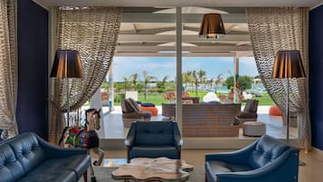 Lobby sitting area