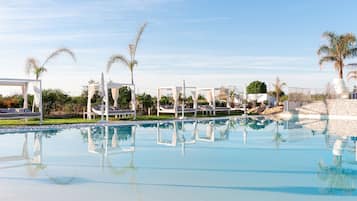 Indoor pool, 2 outdoor pools, open 9:30 AM to 7:00 PM, pool umbrellas