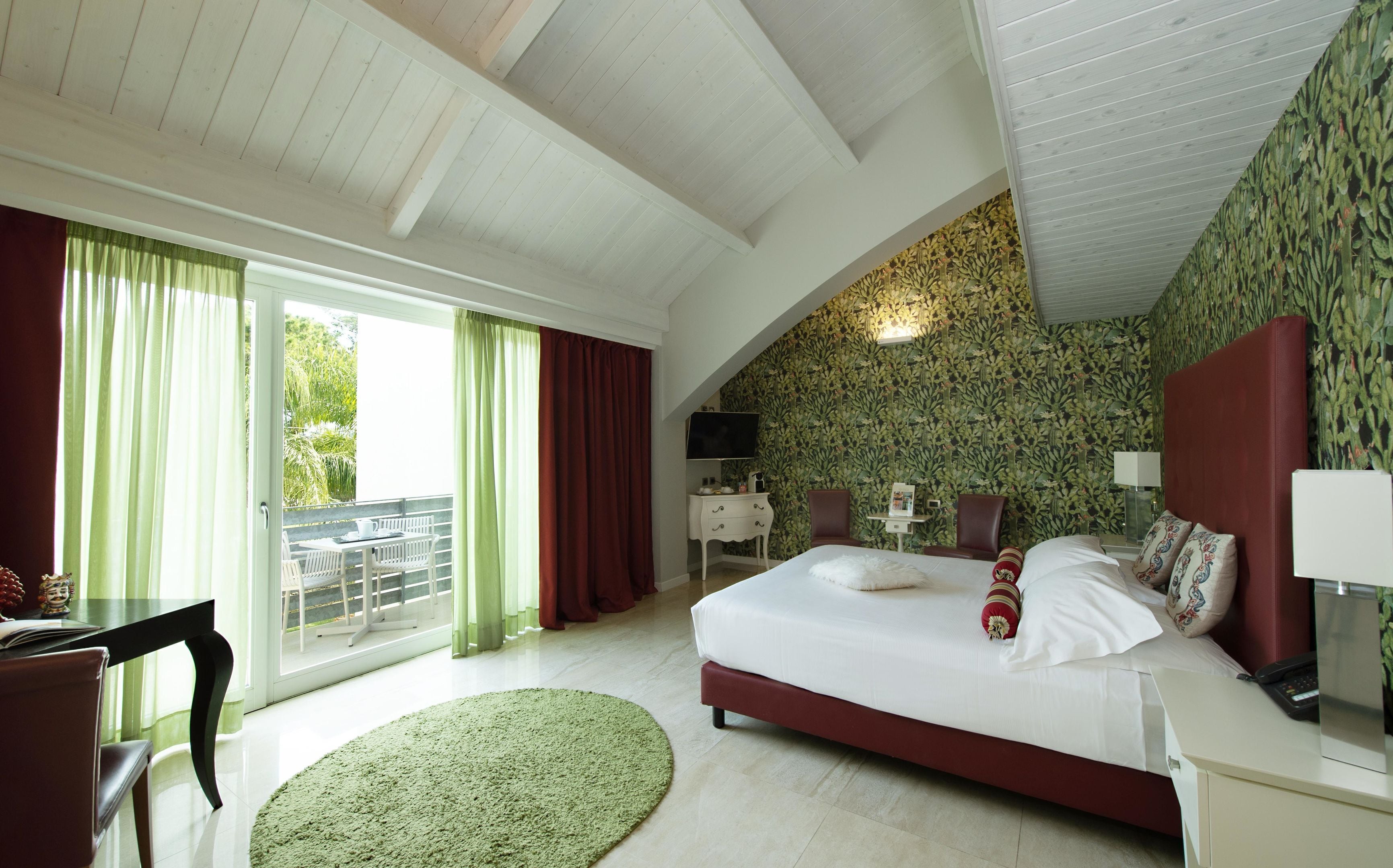 Premium bedding, memory-foam beds, minibar, in-room safe