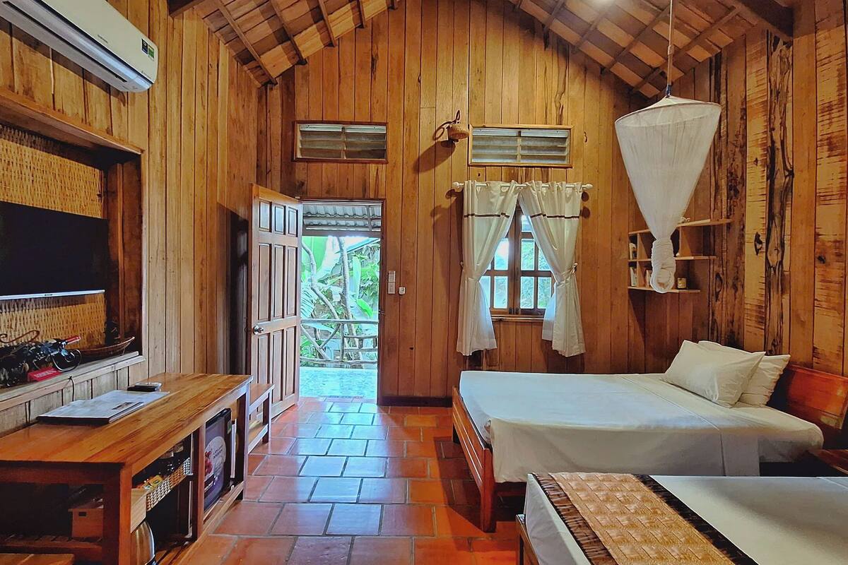 bungalow triple with garden view | view from room