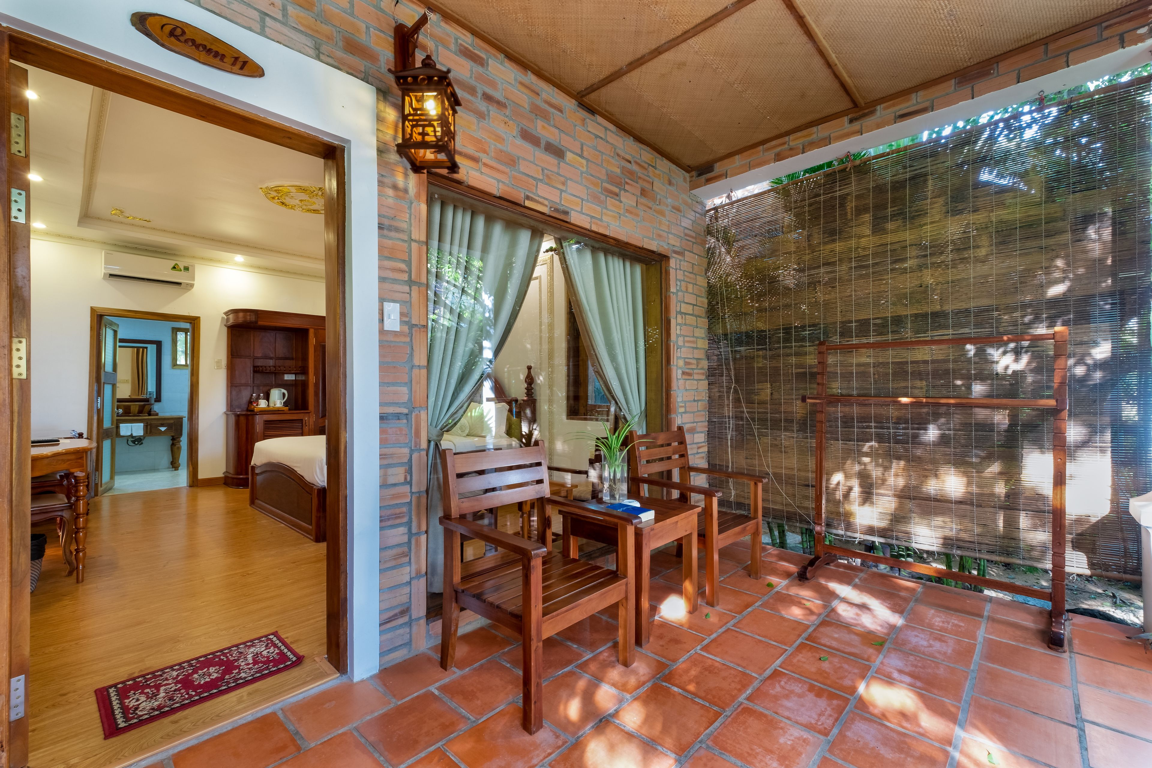 deluxe room, garden view (20 meters from the beach) | view from room