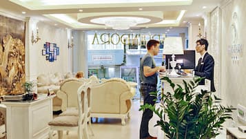 Quiosque de check-in/check-out