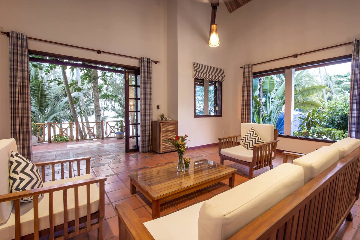Family Beach House, Sea View | Wohnbereich
