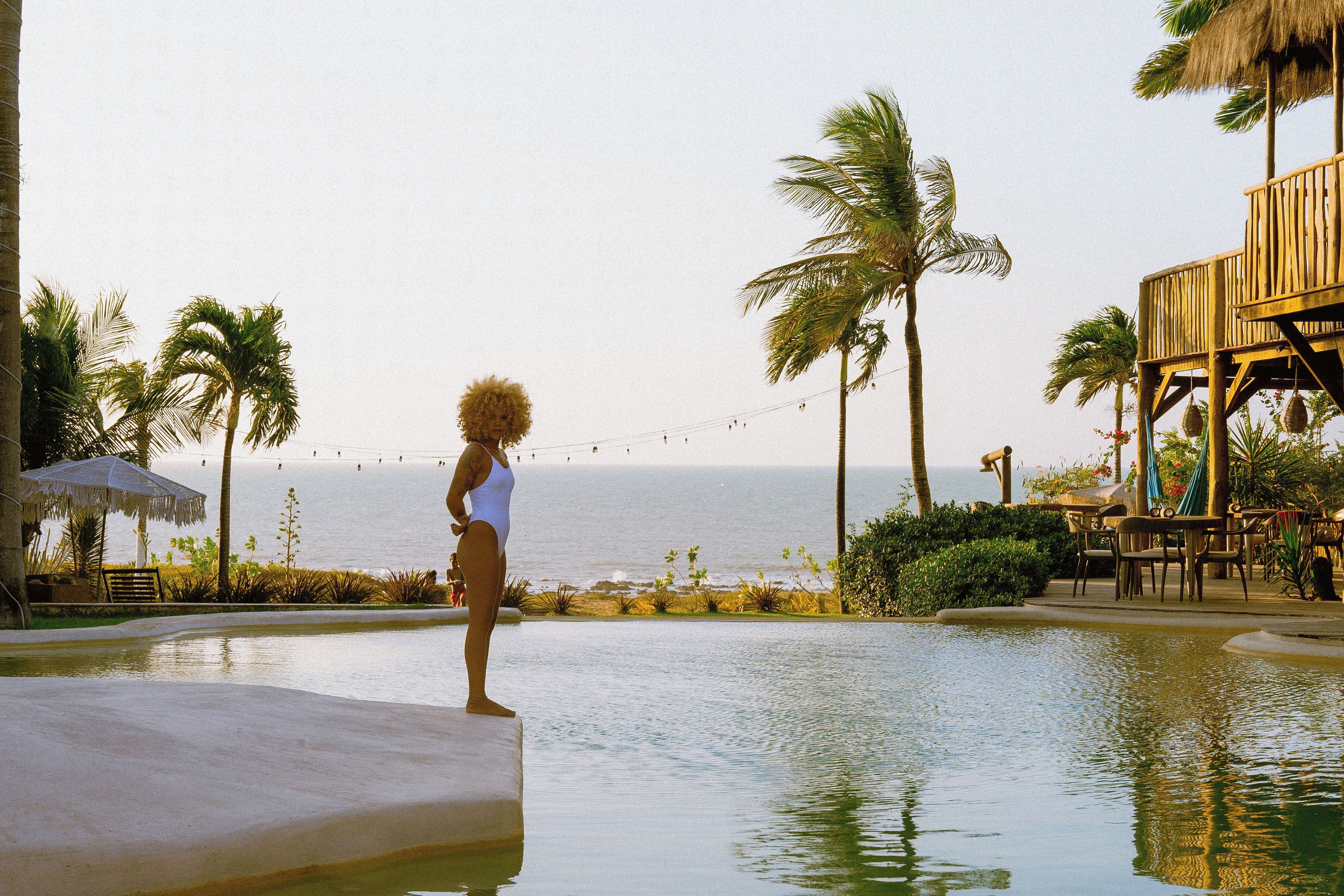 Outdoor pool, open 9:00 AM to 9:00 PM, sun loungers
