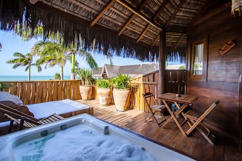 Bungalow, Sea View | Egyptian cotton sheets, hypo-allergenic bedding, Tempur-Pedic beds