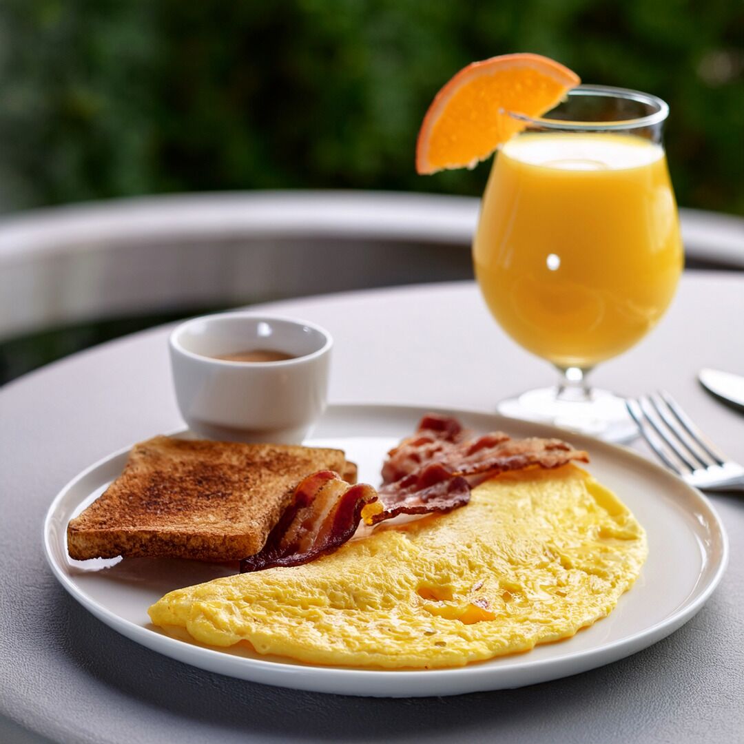 daily cooked-to-order breakfast for a fee