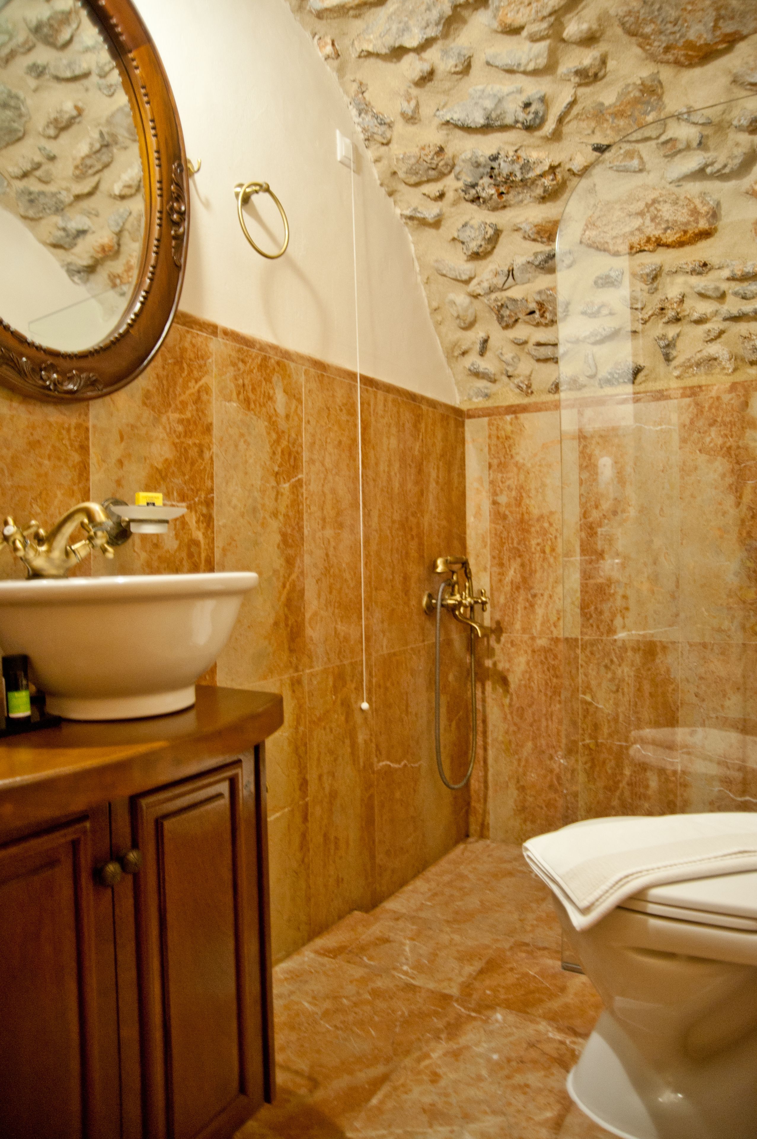 double room | bathroom | shower, designer toiletries, hair dryer, bathrobes