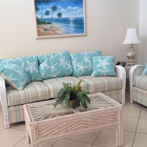 Unit 103 Pool Side  | Living area