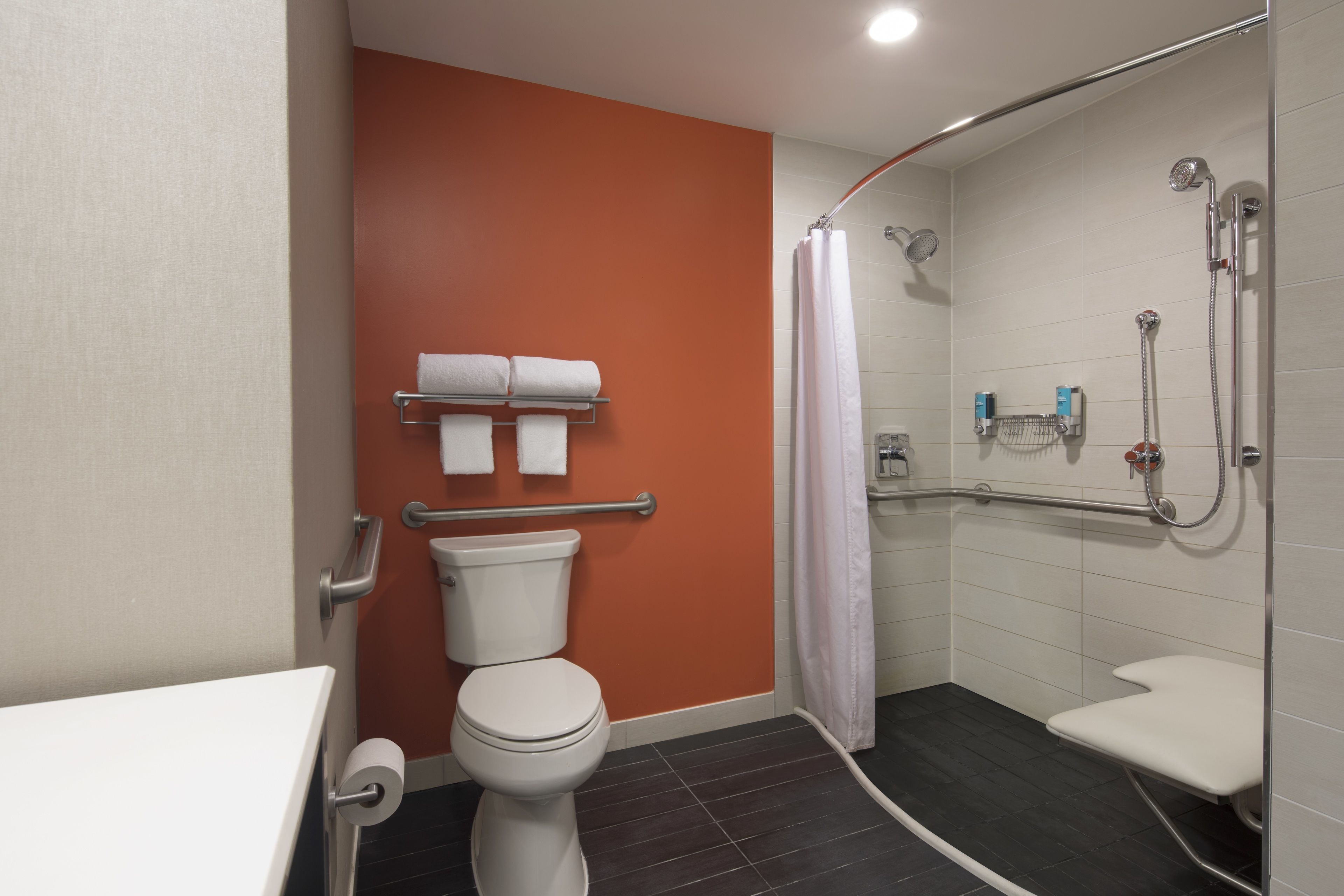 room, 1 queen bed, city view | bathroom | shower, designer toiletries, hair dryer, towels