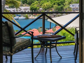 Deluxe Gunpowder Suite, Harbour View, Balcony | Terrace/patio - Admiral's Inn and Gunpowder Suites (English Harbour)
