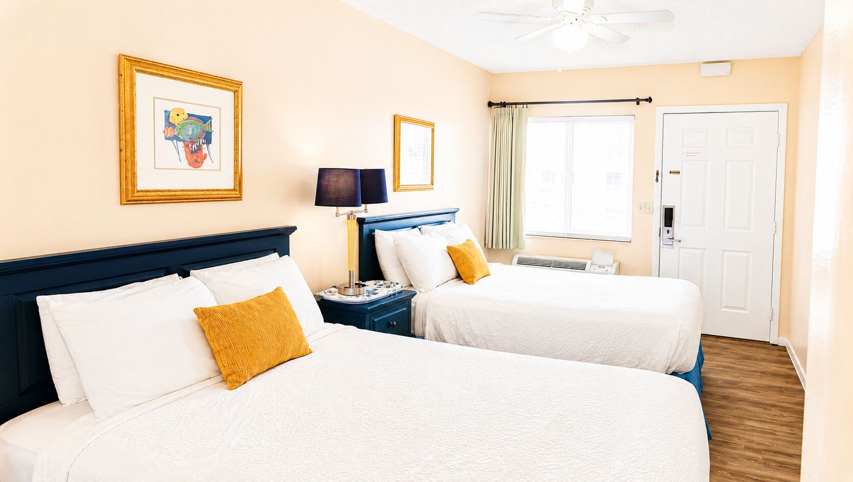 Free WiFi, bed sheets
