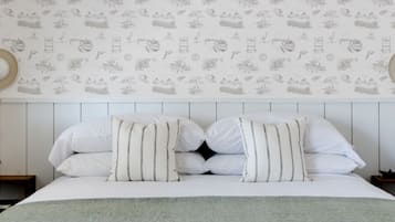 Down duvets, in-room safe, iron/ironing board, free cots/infant beds