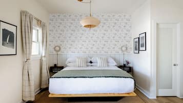 Down duvets, in-room safe, iron/ironing board, free cots/infant beds