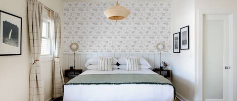 Down duvets, in-room safe, iron/ironing board, free cots/infant beds