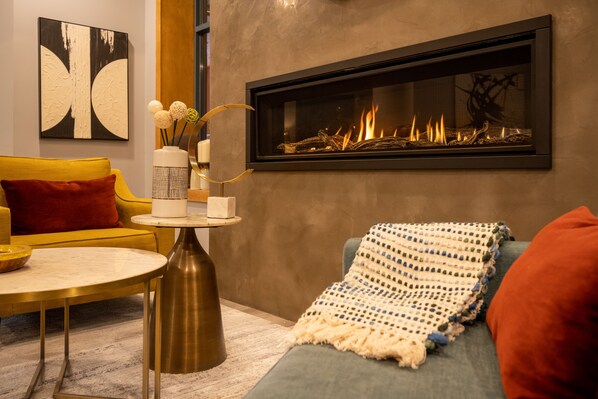 Sala de estar en el lobby