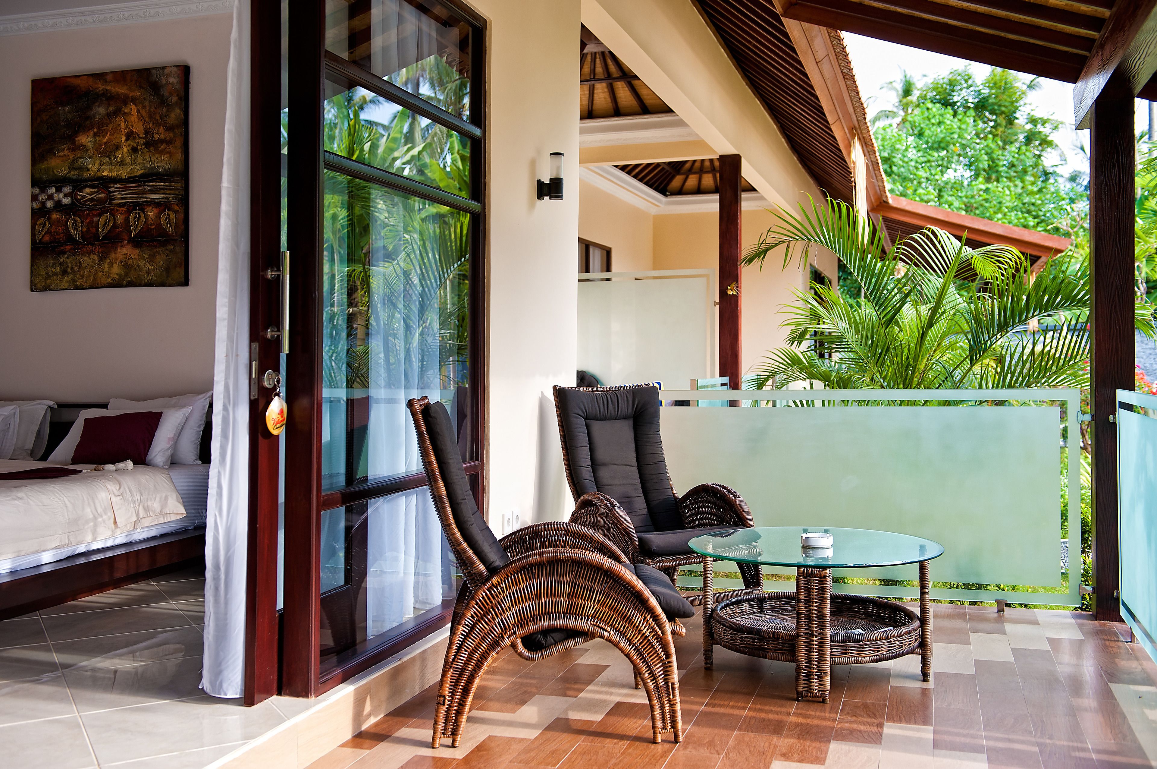 Chambre (Bungalow Deluxe) | Terrasse/Patio