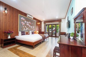 ลักซ์ชัวรี่บังกะโล, ปลอดบุหรี่, วิวสวน | เครื่องนอนระดับพรีเมียม, เตียงเมมโมรีโฟม, มินิบาร์, ตู้นิรภัยในห้องพัก