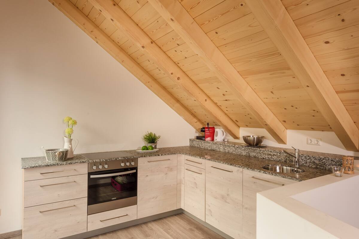 penthouse, 3 bedrooms (3+, free accesss to alpentherme ) | private kitchen