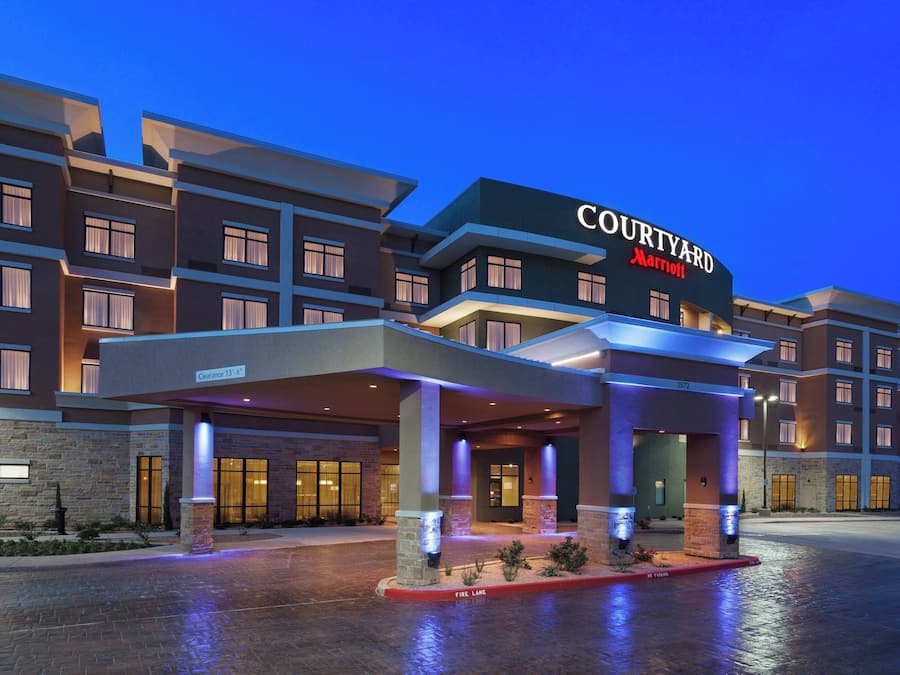 Blick von der Unterkunft