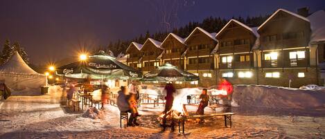 Front of property - evening/night