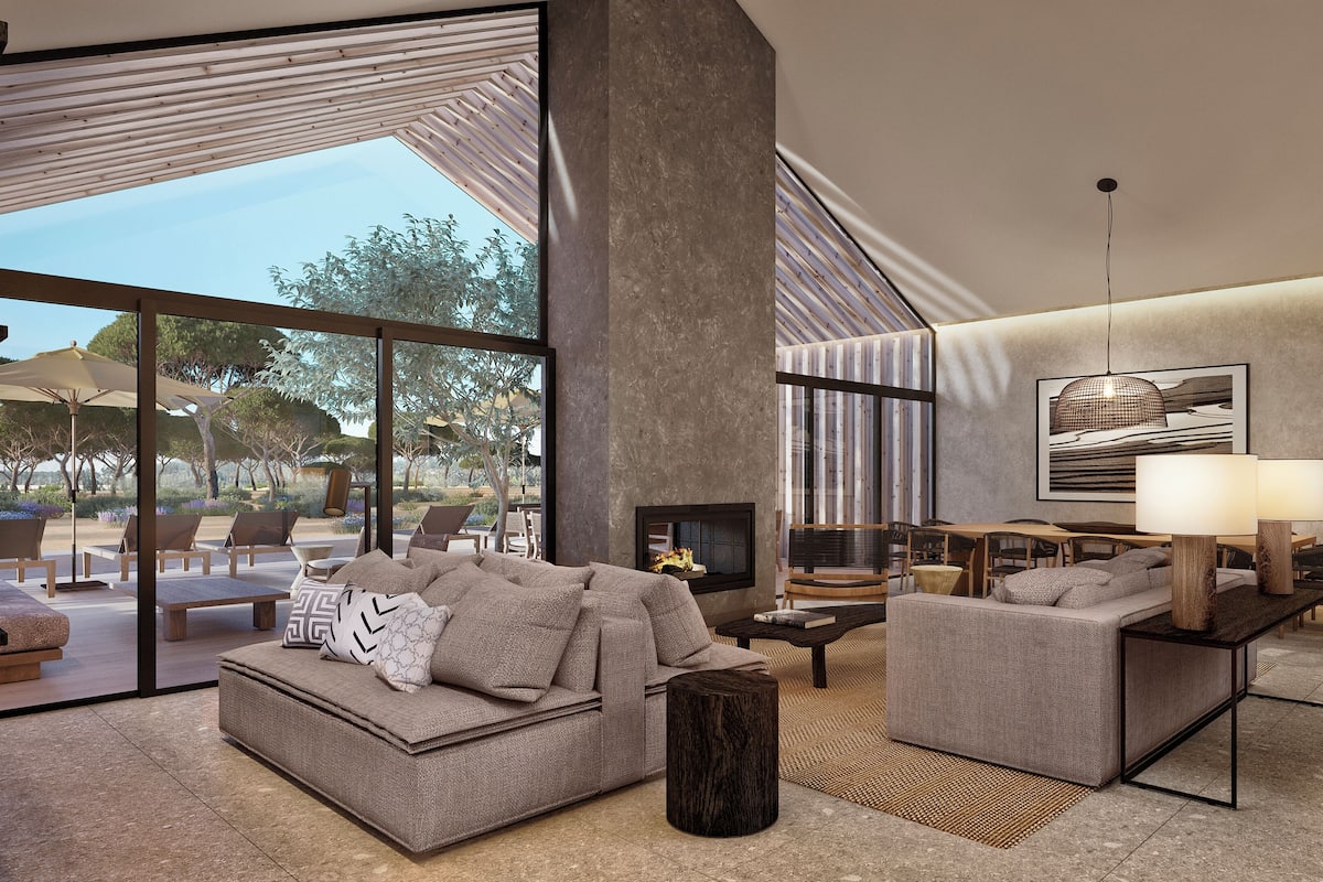 3 Bedroom Cabana Villa Superior | Aire de séjour | Téléviseur ACL de 40 po avec télévision par cùble