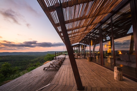 View from property. Rhino Ridge Safari Lodge