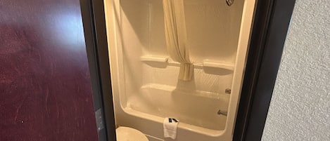 Room, 1 King Bed, Smoking | Bathroom | Free toiletries, hair dryer, towels