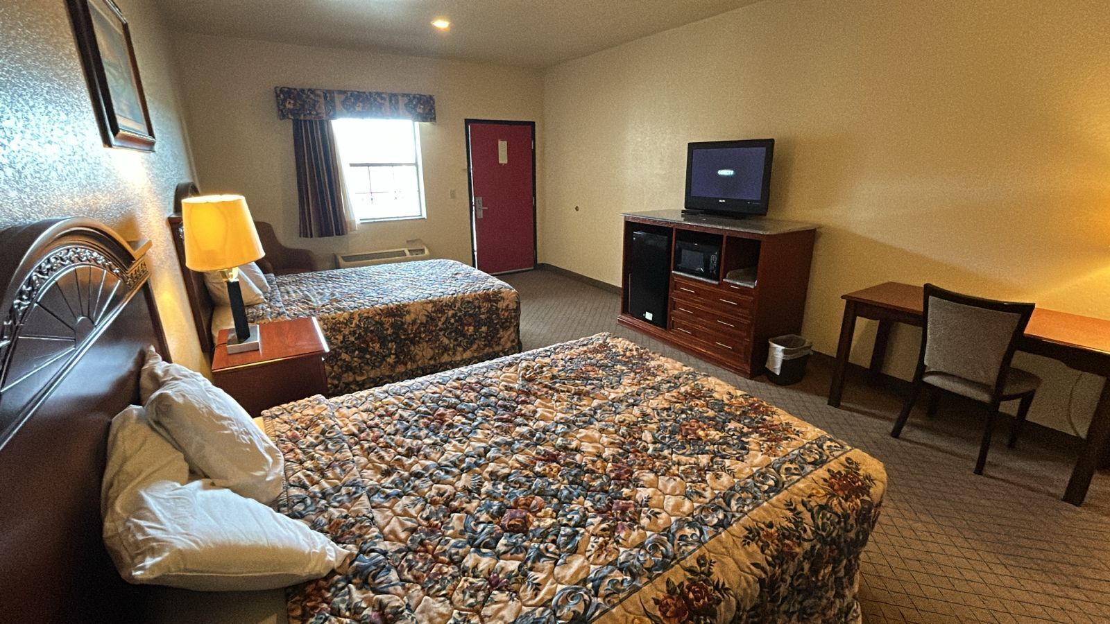 Room, 2 Queen Beds, Non Smoking | Desk, free WiFi, bed sheets