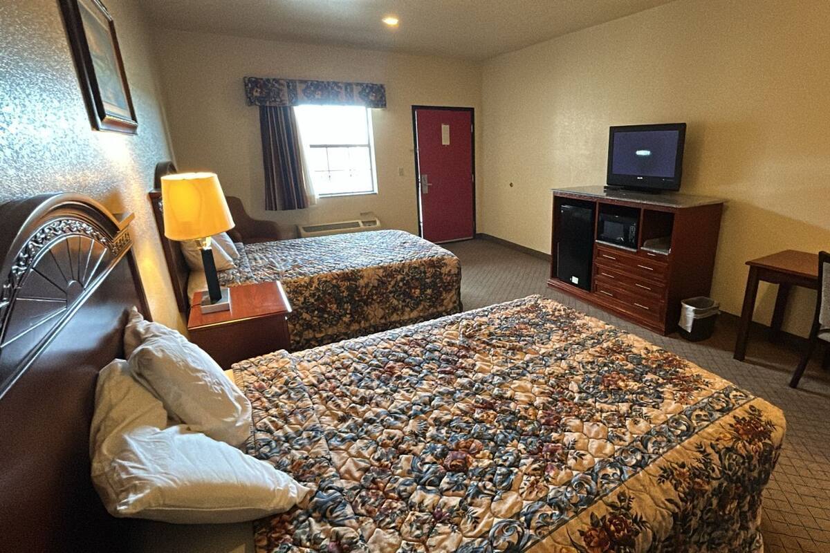 Room, 2 Queen Beds, Non Smoking | Desk, free WiFi, bed sheets