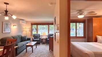 1 Schlafzimmer, Pillowtop-Betten, individuell dekoriert