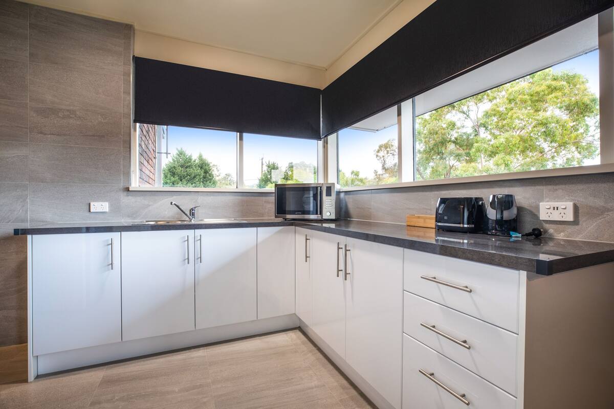 two bedroom aparment | private kitchen | coffee/tea maker, electric kettle